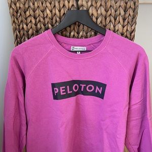 Peloton purple pullover sweatshirt M